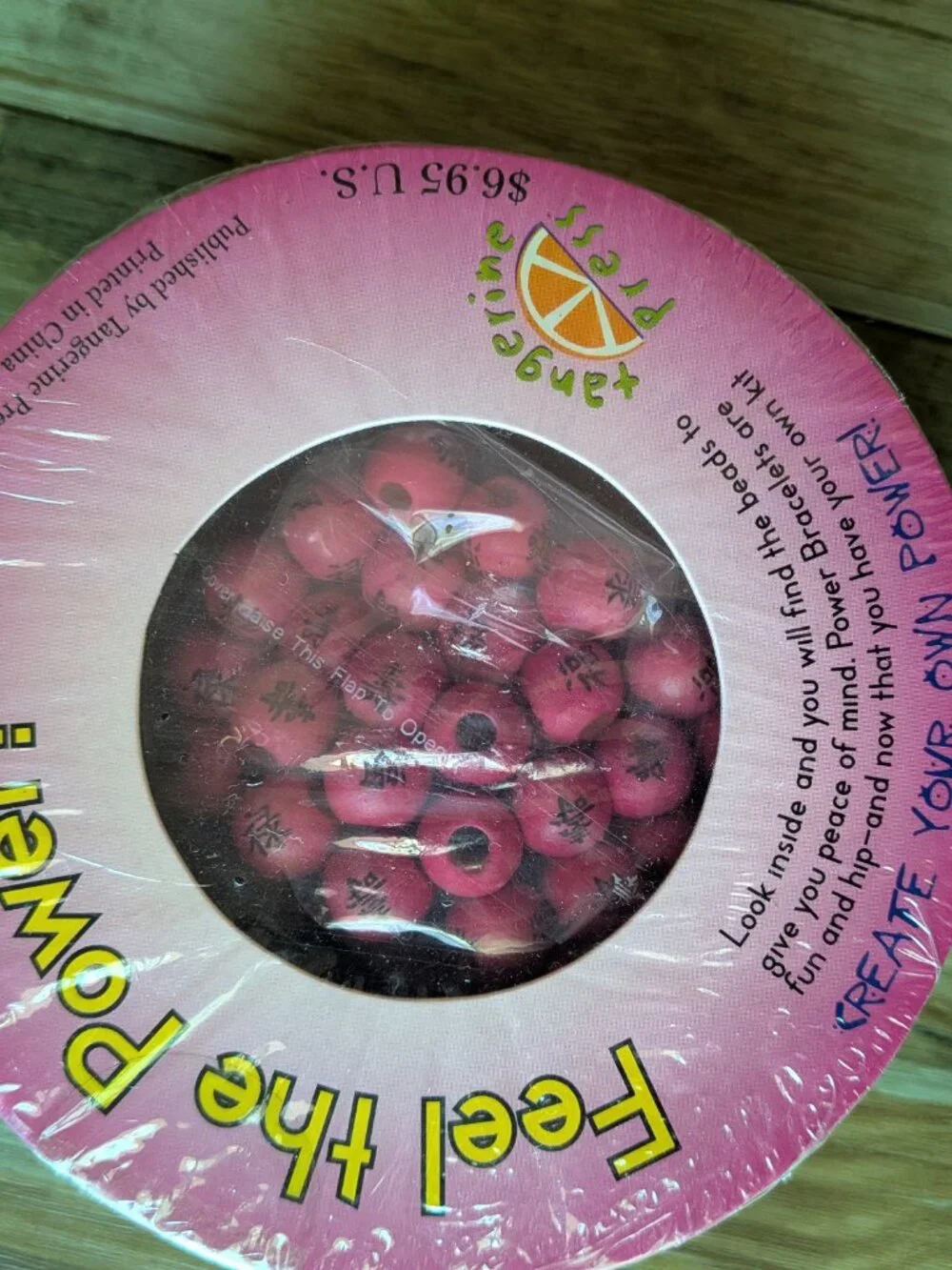 Create Your Own Power Bracelet Book and Beads